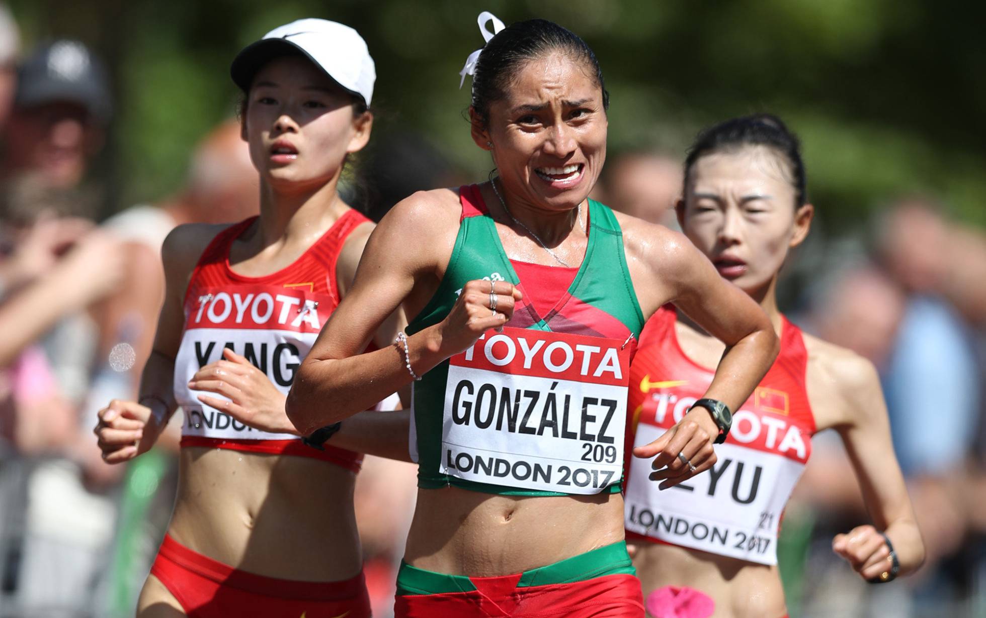 La mexicana Lupita González gana la plata en 20 km de marcha