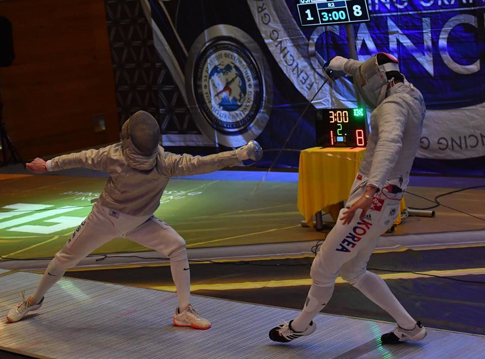 Ucrania y Corea los mejores del Gran Prix de Esgrima en Cancún