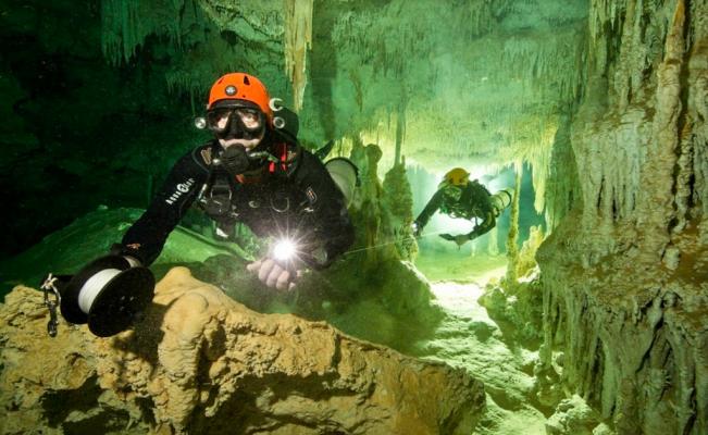 VIDEO: Así es la cueva subacuática de Tulum, la más grande del mundo