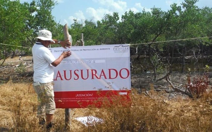 Clausuran 21 predios en Holbox por operativo ambiental