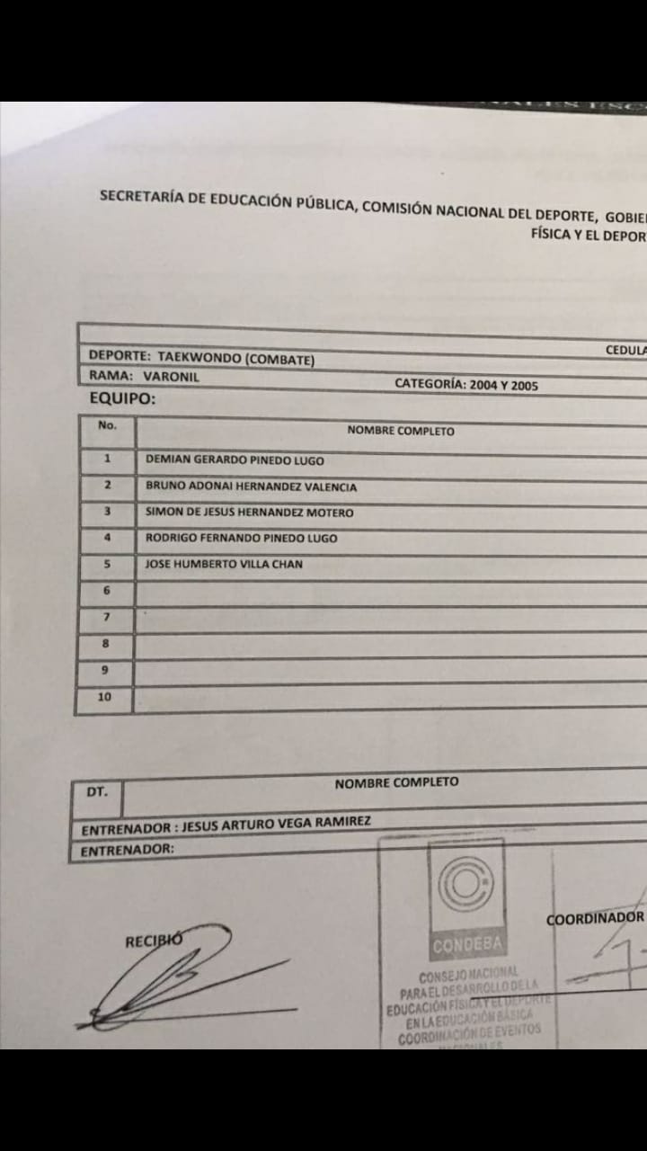 Taekwondoines sí Participarán en Juegos Nacionales