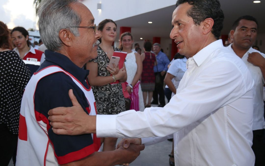 Carlos Joaquín inaugura el Instituto Universitario Cruz Roja