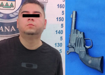 Detenido en la SM 25 por andar disparado “al aire”