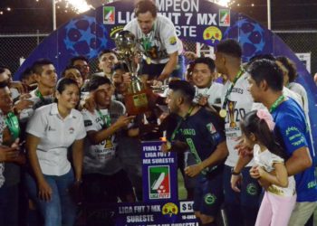 7/24 FC viene de atrás y es campeón de la Liga FUT7 MX Sureste