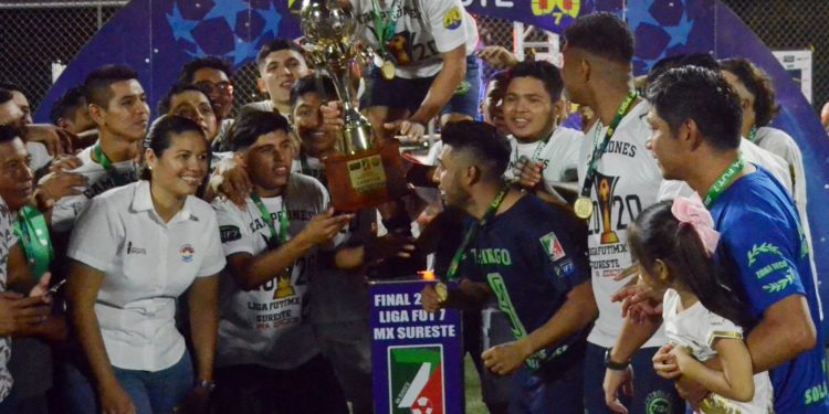 7/24 FC viene de atrás y es campeón de la Liga FUT7 MX Sureste