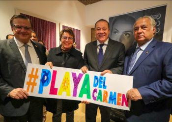 Inicia Laura Beristain agenda en Madrid con el Secretario de Turismo federal