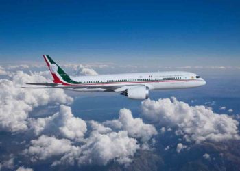 Así es el avión presidencial que regresa a México para su subasta