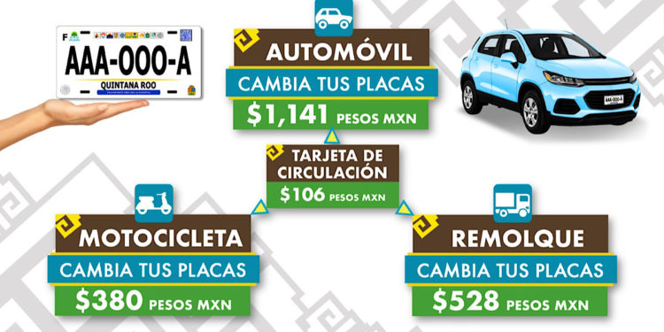 ¡A pagar placas nuevas!
