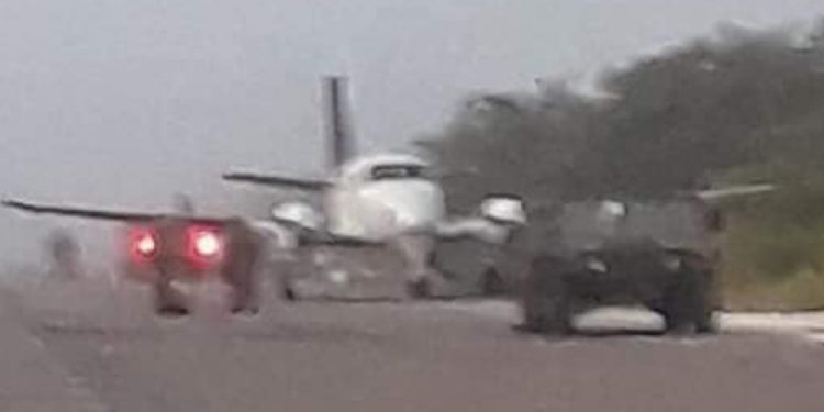 Aseguran militares narco-jet y 600 kilos de cocaína en Bacalar