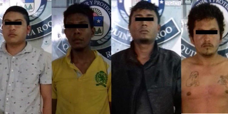 Presentan a los presuntos asesinos de joven en la SM 75