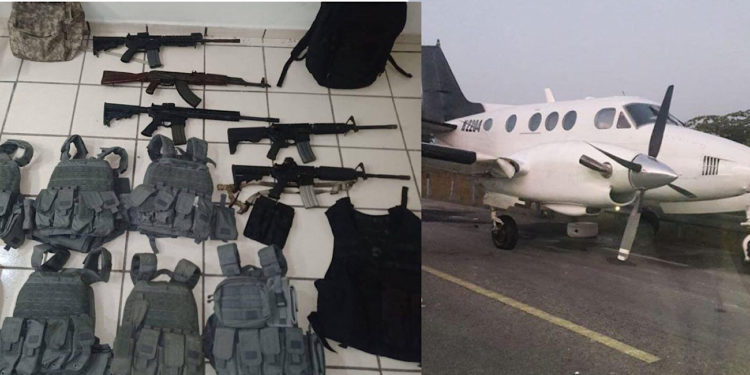 Narcos perdieron 600 kilos de cocaína y arsenal en Bacalar