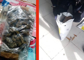 Pierden narcomenudistas su paquete de marihuana y cristal