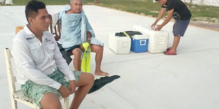 Rescatan marinos a cuatro personas en el Canal de Zaragoza