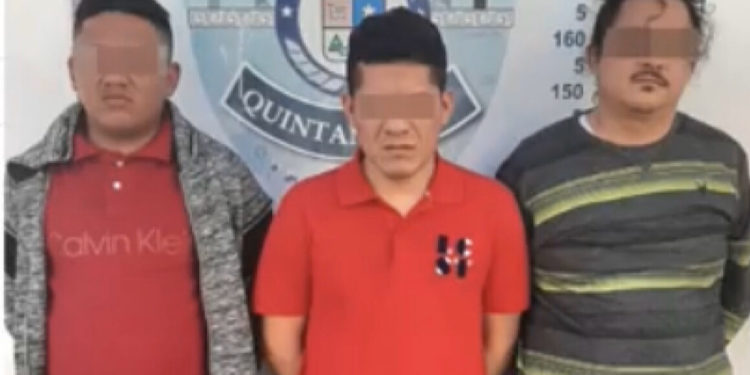 Presentan a narco-sicarios que balearon a una mujer policía