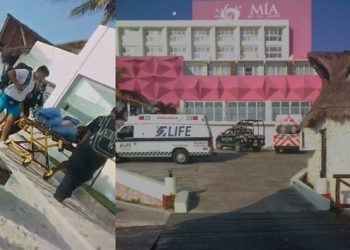 Huésped del Hotel Mía es atropellada por una lancha