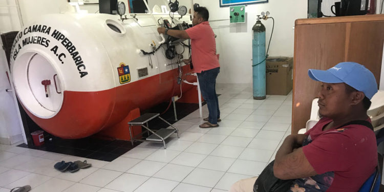 Ya son 200 casos por descompresión en Isla Mujeres