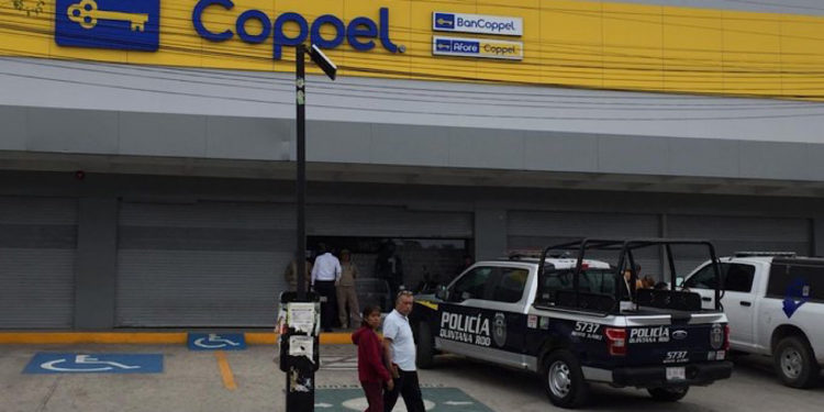 Impecable robo a Coppel; 2 mdp el botín