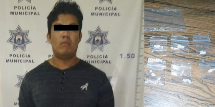 Detienen a presunto narco con crack