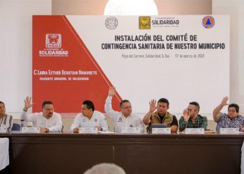 Sector empresarial y Ayuntamiento suman esfuerzos de prevención del covid-19 en Solidaridad