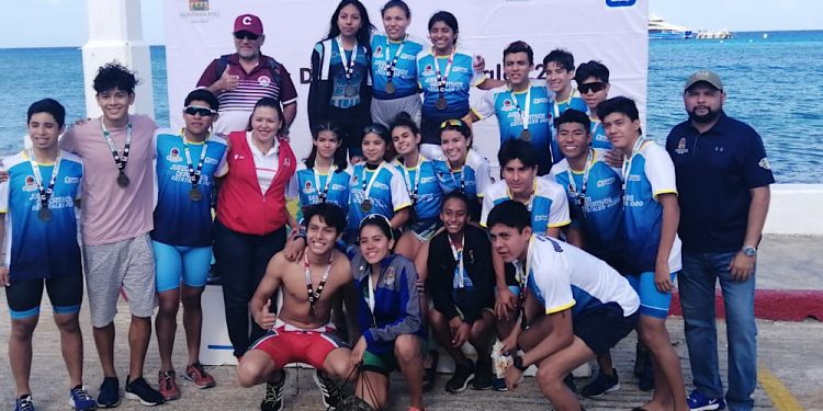 Benito Juárez acapara las medallas en el estatal de Triatlón