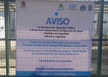 Suspenden las visitas en los penales de Quintana Roo por el Covid-19