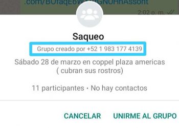 Detectan a incitadores de saqueos y a quienes están en los grupos de Whatsapp