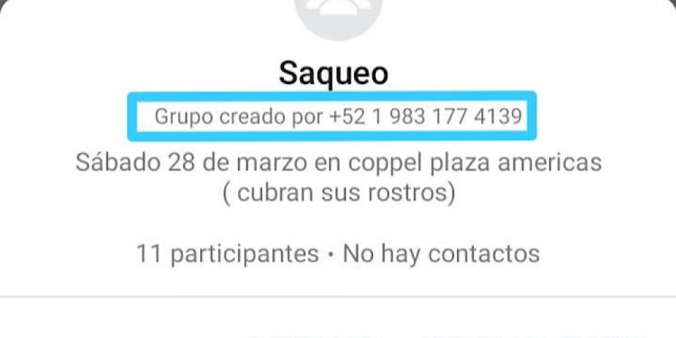 Detectan a incitadores de saqueos y a quienes están en los grupos de Whatsapp