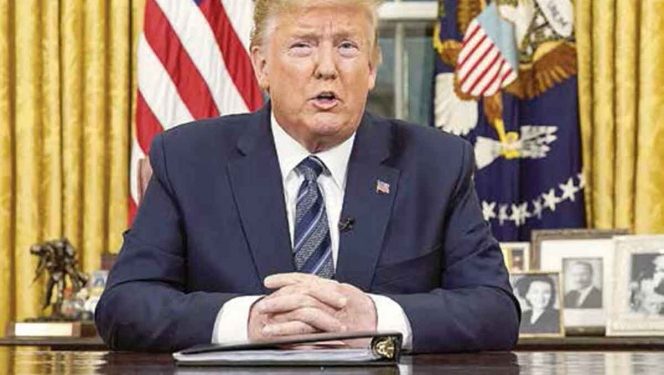 Trump cierra puertas por el coronavirus; canceló los vuelos entre Europa y su país,