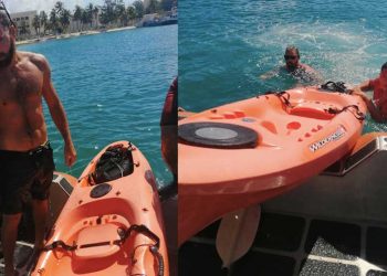 Rescata la Semar a una persona en las inmediaciones de Isla Mujeres