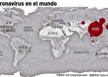 Así se propaga el Coronavirus en el mundo