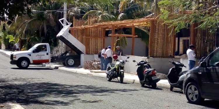 Conflicto entre vecinos en Punta Sur en Isla Mujeres