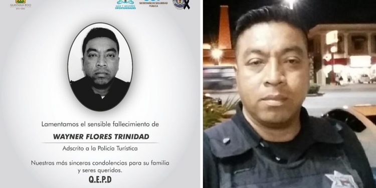 Fallece policía de Cancún; no saben si fue de Covid-19