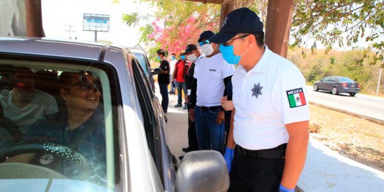 Redoblan trabajo en los filtros de seguridad sanitaria en Solidaridad