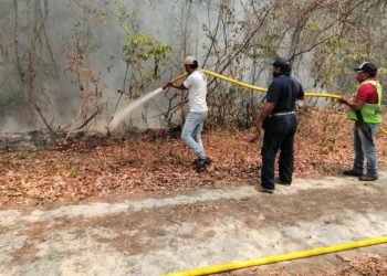 Incansablemente trabajo para erradicar incendios forestales