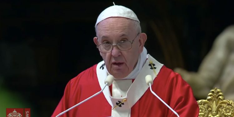 En este domingo de ramos, el PAPA pide valentía para enfrentar al Coronavirus