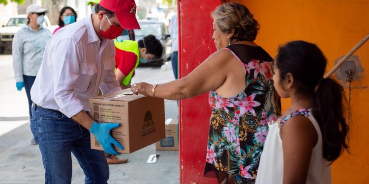 Van más de 6 mmil despensas entregadas en Cozumel, por emergencia sanitaria