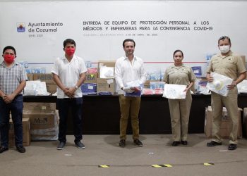 Entrega Pedro Joaquín insumo médico a hospitales públicos de Cozumel