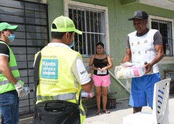Inicia la entrega de apoyos alimentarios en Puerto Morelos