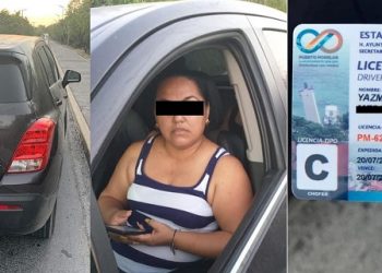 Regidora presenta charola para volarse filtro y en su fuga atropella a policía
