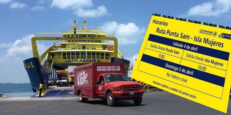 Más cambios en Transbordadores de Isla Mujeres
