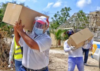 Llega a Rancho Viejo la segunda entrega de ayuda alimentaria
