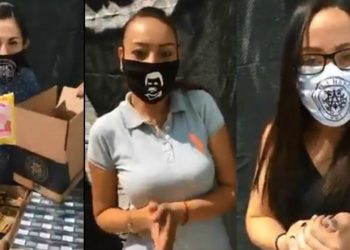 Familia del Chapo Guzmán ya están entregando despensas