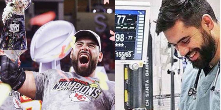 Ganó el Super Bowl con Kansas City y ahora es un héroe en la lucha contra el Covid-19