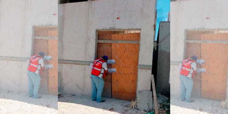 Clausuran obra en Isla Mujeres por exponer a empleados ante Covid-19