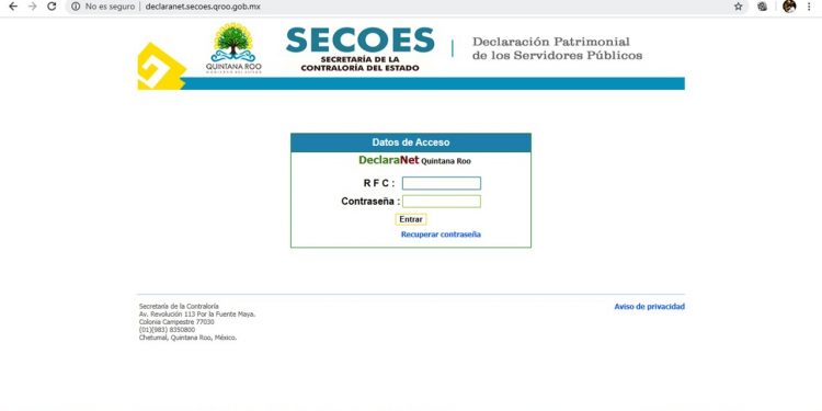 Inicia presentación digital de declaraciones de situación patrimonial y de intereses: mara