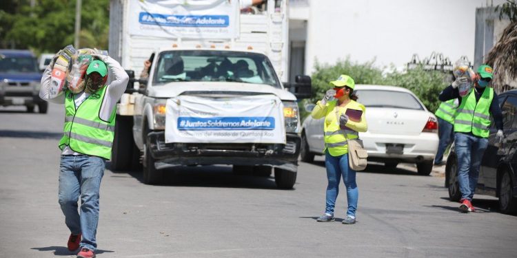 Anuncian entrega de nuevas despensas a familias
