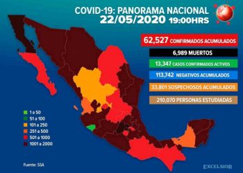 México supera los 60 mil casos de coronavirus