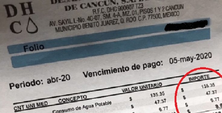 Responsabiliza Aguakan a la CFE por la falta de suministro de agua en Cancún