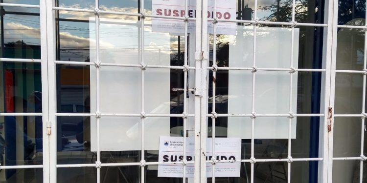 Suspenden negocio por no acatar medidas sanitarias ante pandemia por Covid-19