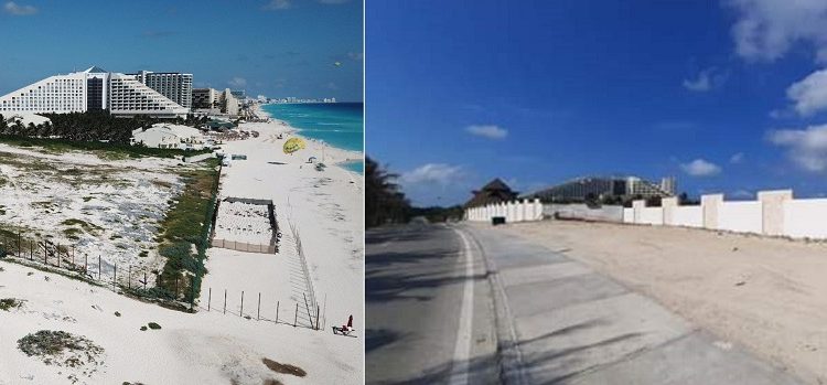 Finaliza hotel Gran Solaris la barda perimetral junto a El Mirador